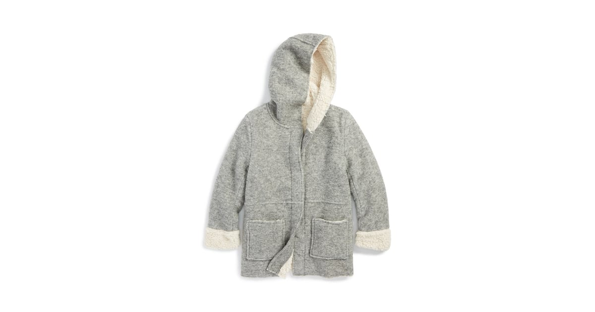 Peek Ventana Hooded Wool Blend Jacket | Winter Coats For Kids ...