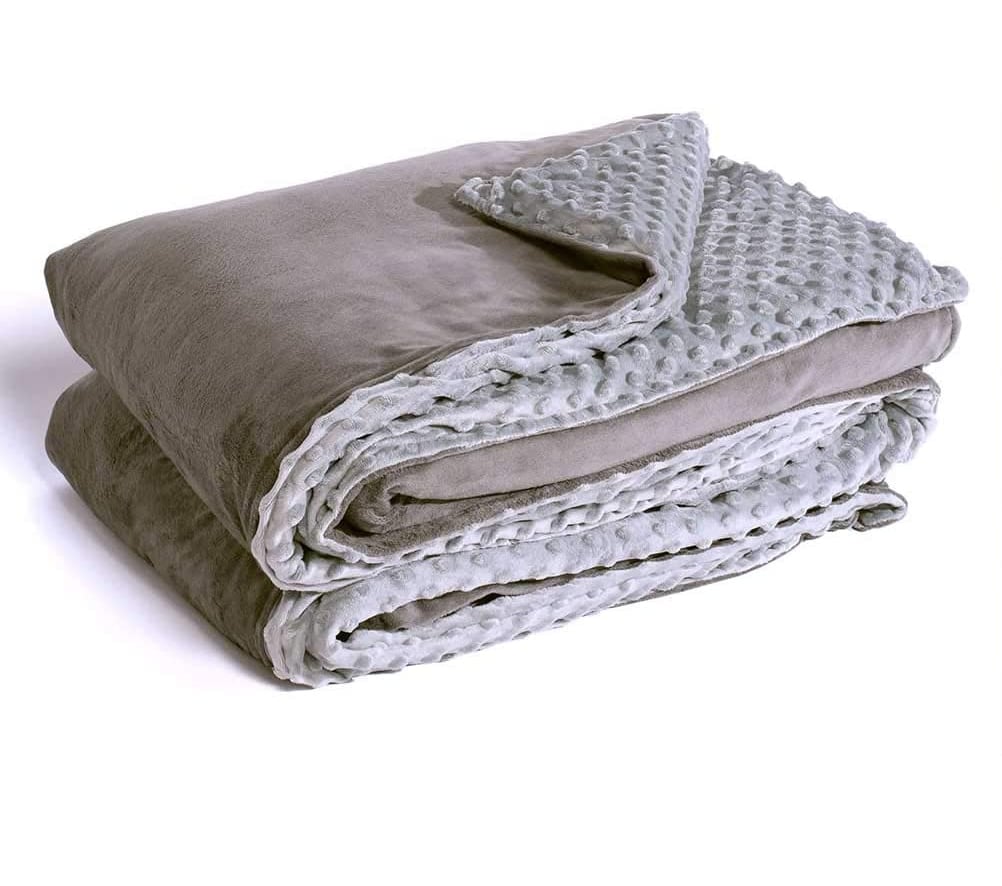 Yogasleep Premium Weighted Blanket & Removable Minky Cover