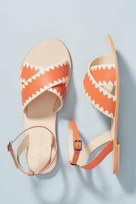 Anthropologie Terri Criss-Cross Sandals