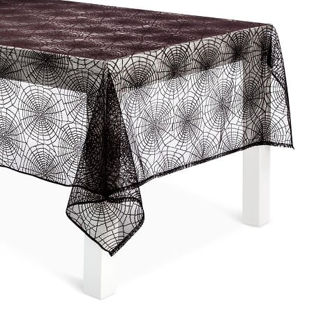 Black Lace Tablecloth