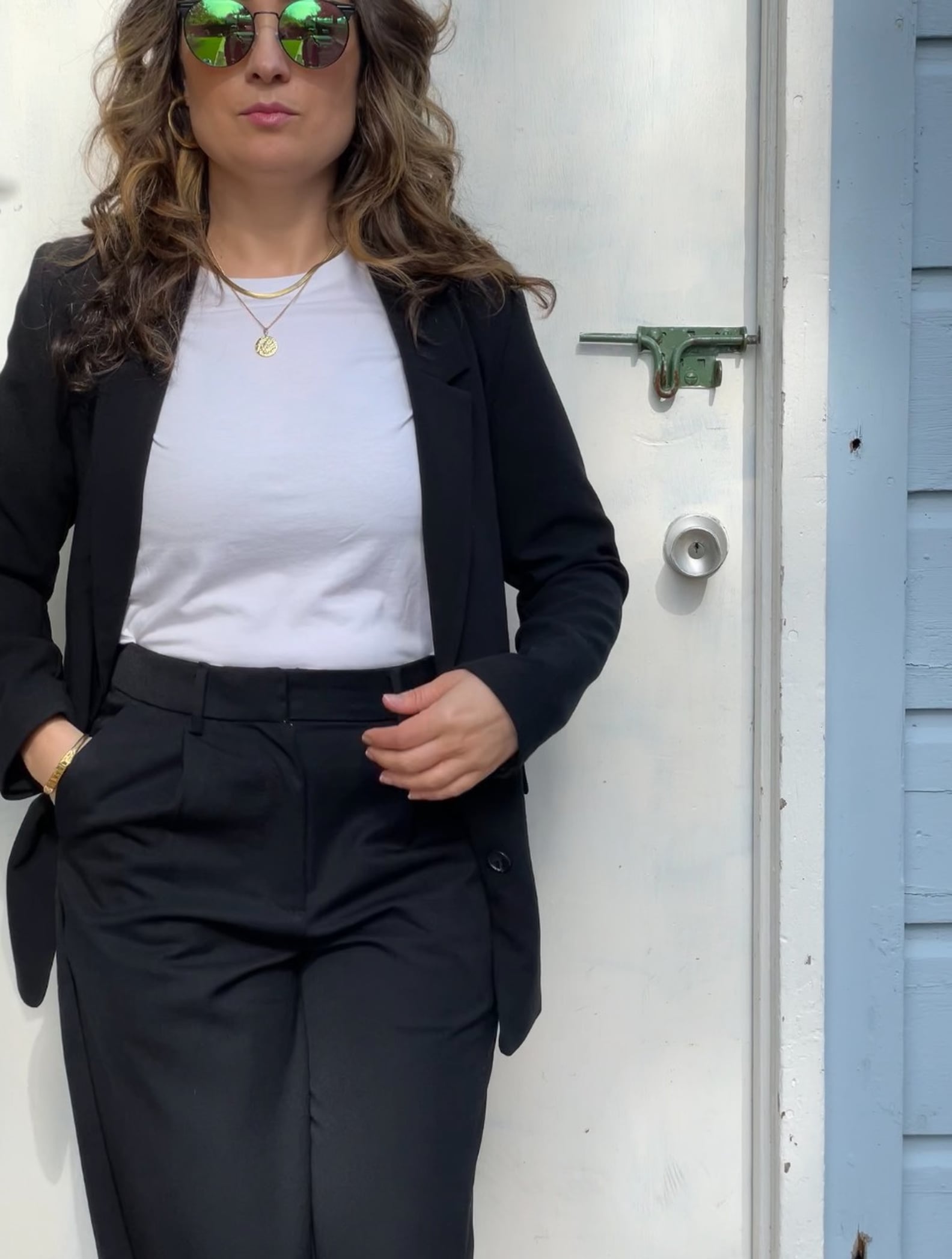 Old Navy Crepe Suit Blazer and Taylor Trouser Pants Review | PS Fashion