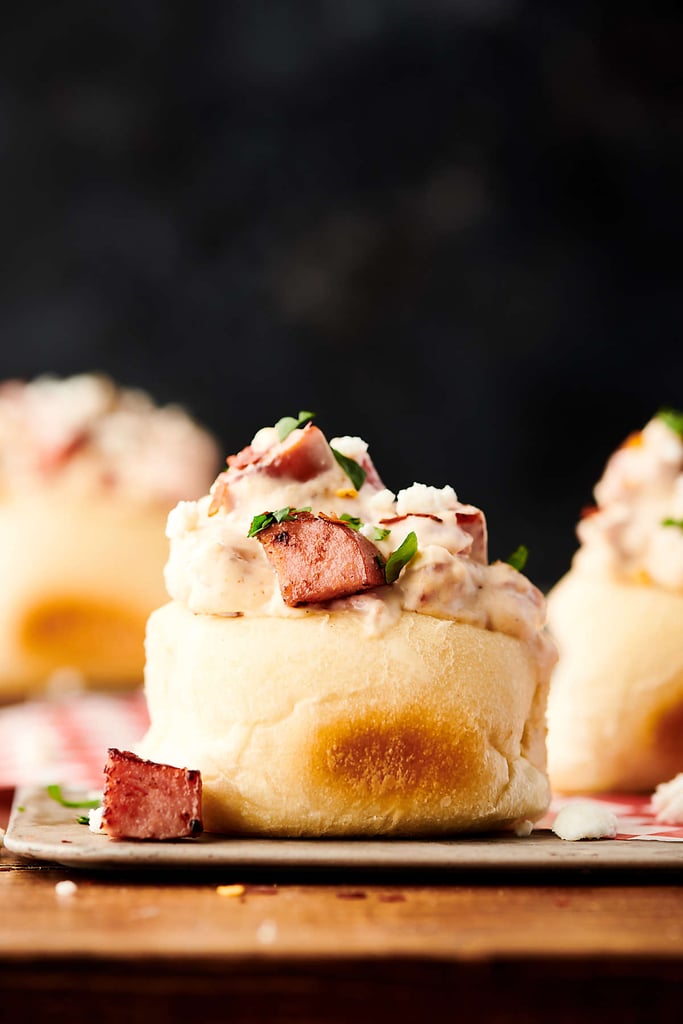 Turkey Smoked Sausage Dip in Mini Bread Bowls