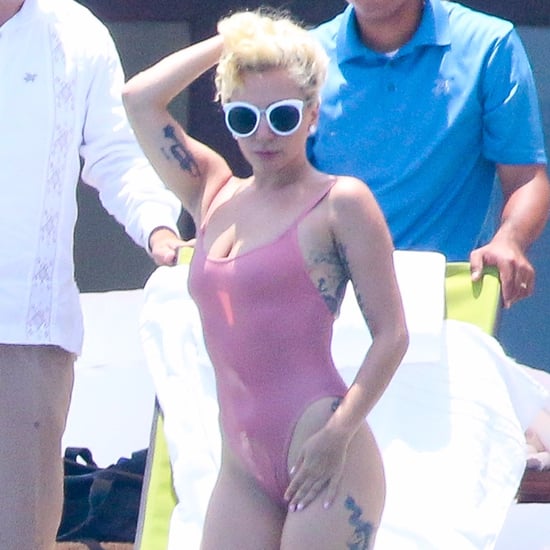 Lady Gaga Wearing Swimsuit in Mexico After Breakup July 2016