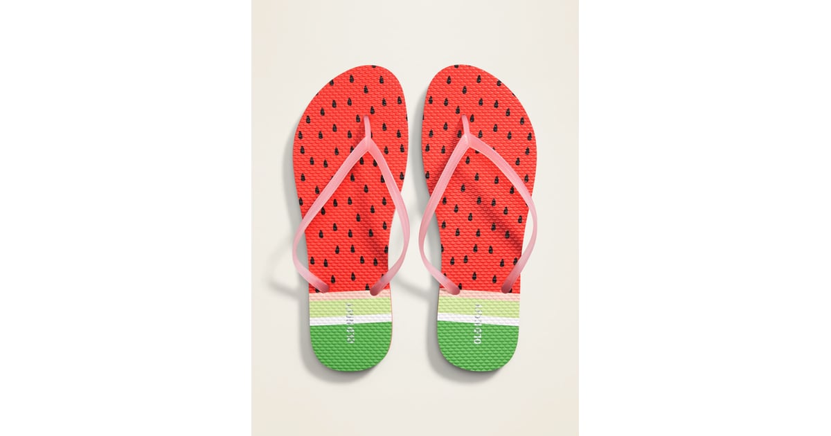 old navy watermelon flip flops