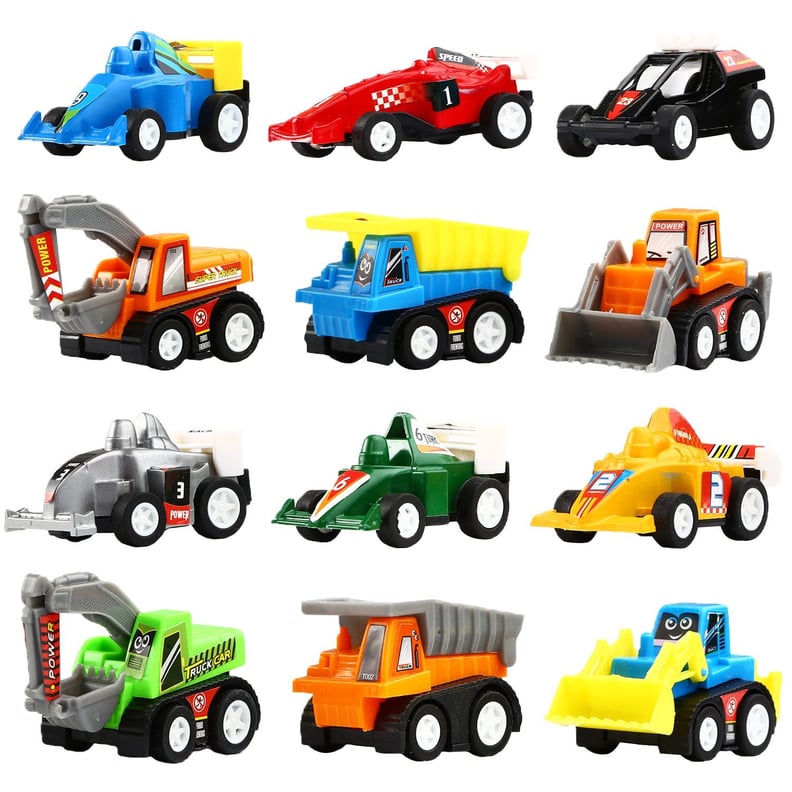 Pull Back Construction Vehicles 12-Pack