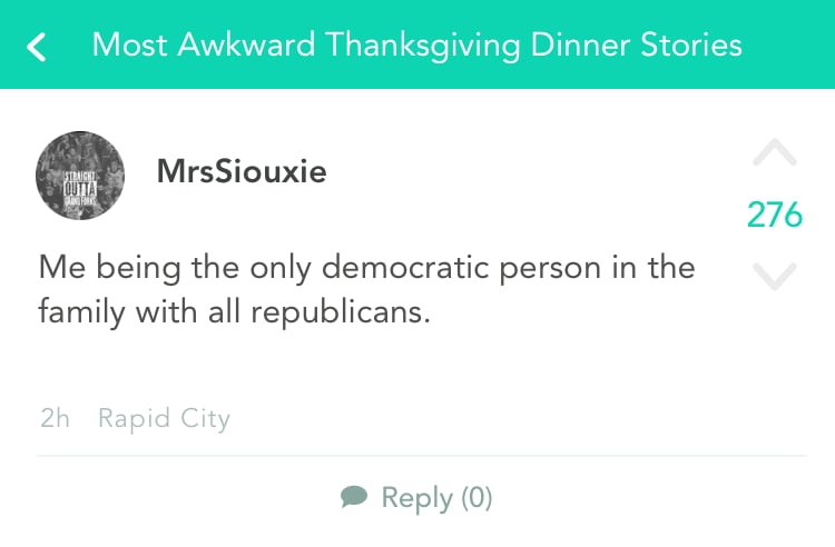 Try Not to Talk About Politics at All Costs.