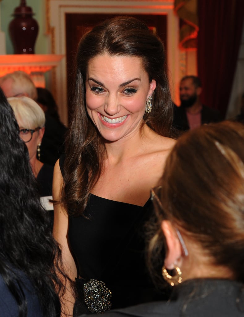 kate middleton black gown