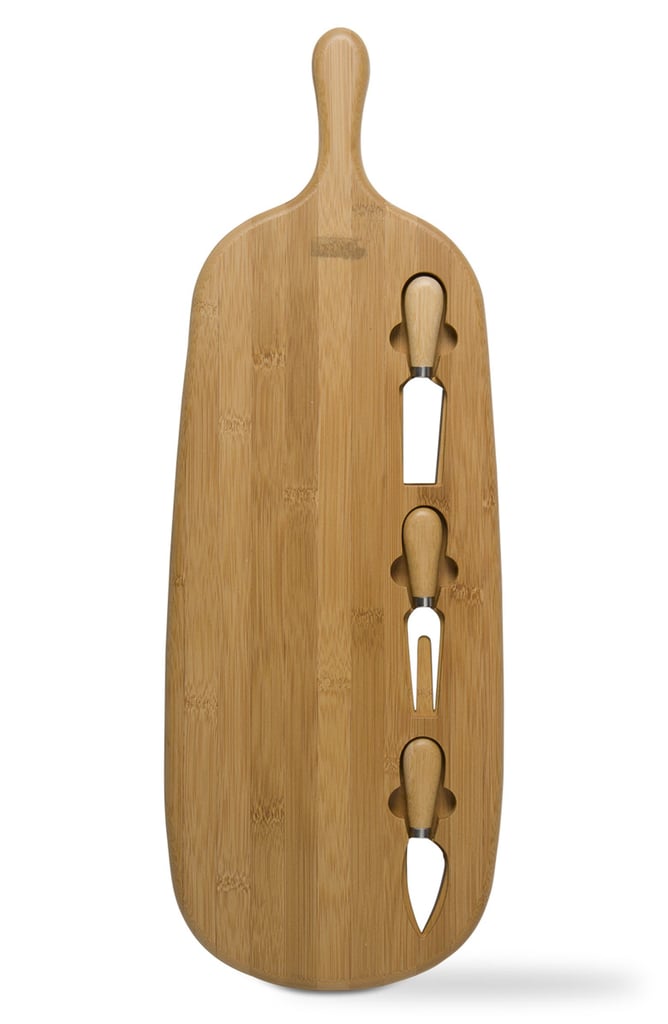 Tag Bamboo Cheeseboard & Knife Set