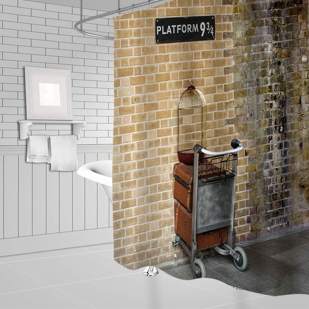 Harry potter store shower curtain
