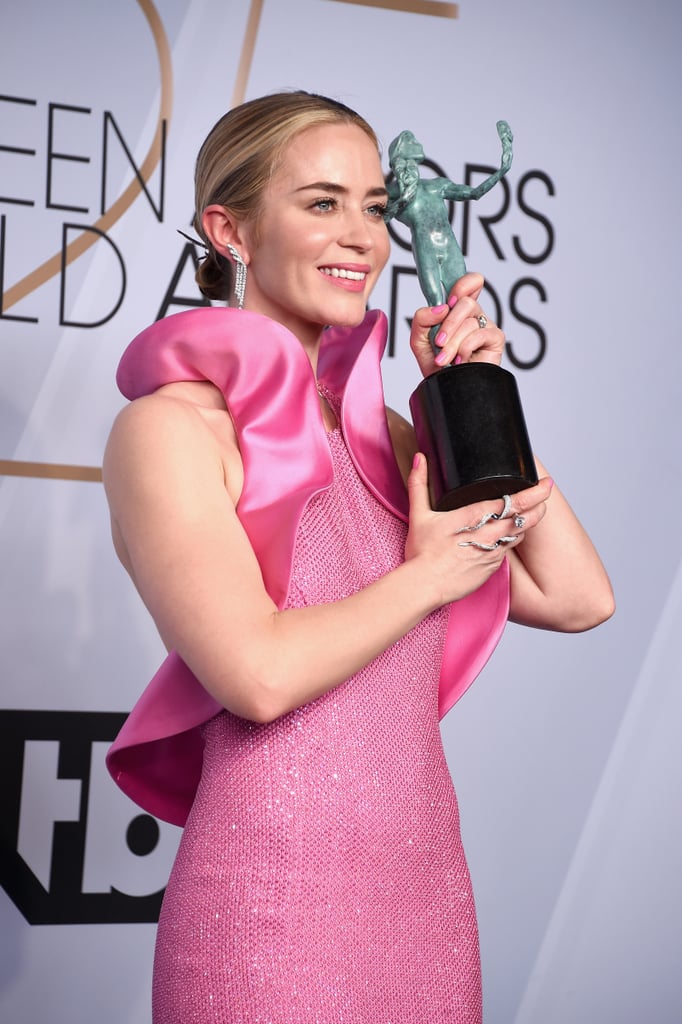 Emily Blunt and John Krasinski at the 2019 SAG Awards
