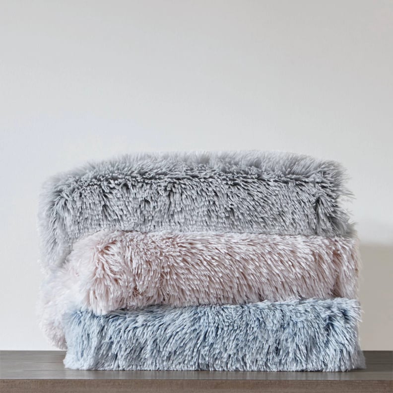For a Snuggly Decor Find: 50"x60" Maddie Shaggy Faux Fur Throw Blanket
