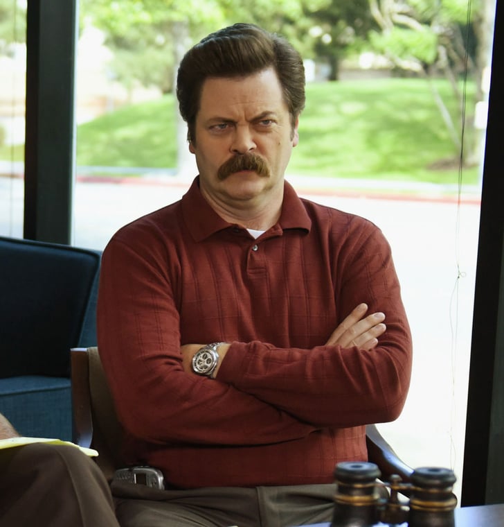 Nick Offerman as Ron Swanson Parks and Recreation Cast