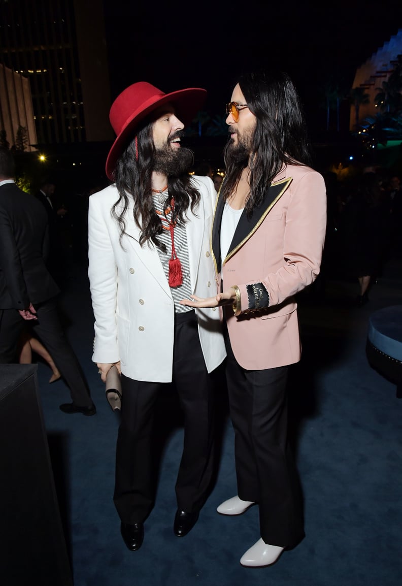 Alessandro Michele and Jared Leto at the 2019 LACMA Art+Film Gala