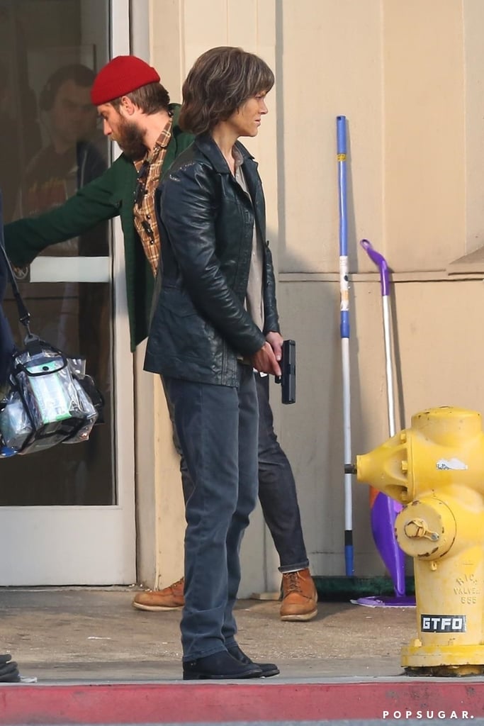 Nicole Kidman on the Set of Destroyer Pictures