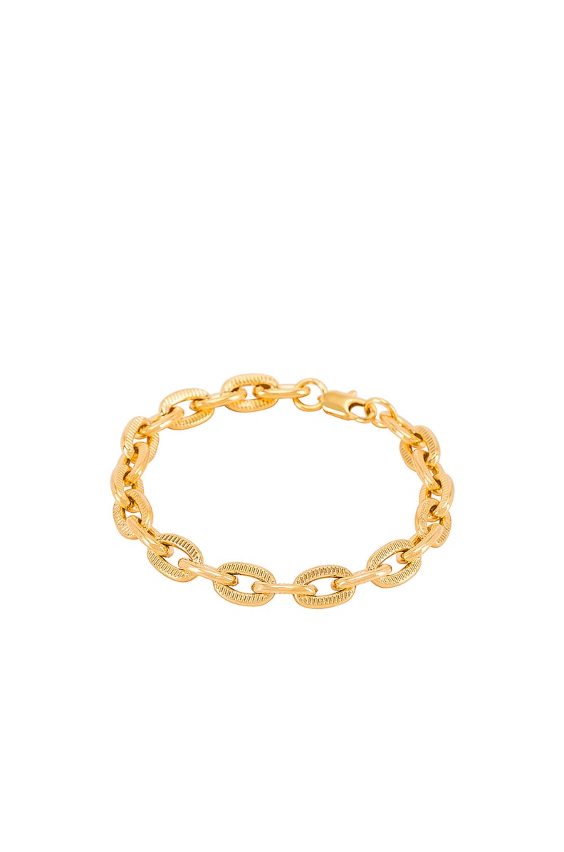 Aureum Alessandra Cable Chain Bracelet in Gold