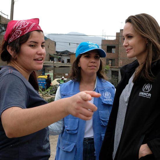 Angelina Jolie Helping Refugees in Peru October 2018