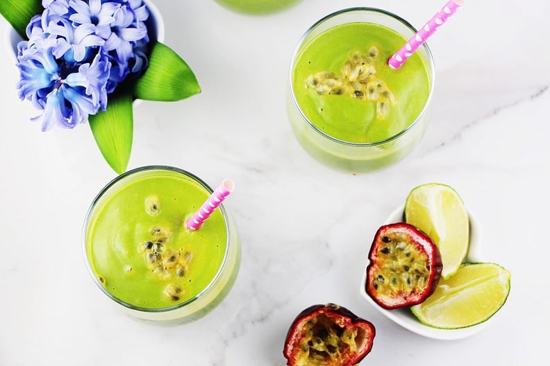 Mango, Kale, Coconut, and Lime Smoothie