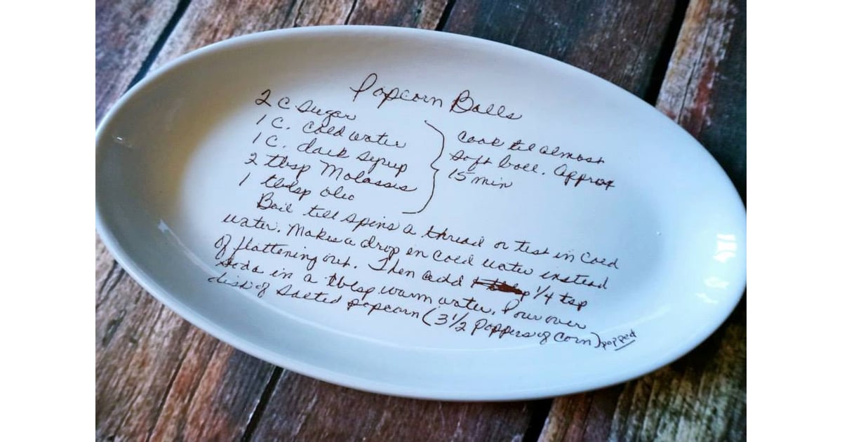 The Keeper of Family Cuisine PH Pottery Recipe Plate The Best