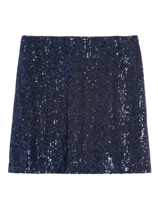 Sequin Mini Skirt