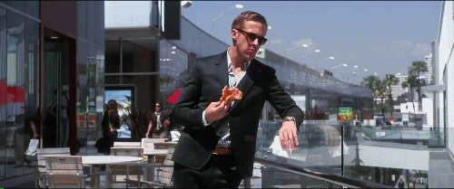 She finds you more attractive when you're holding pizza.