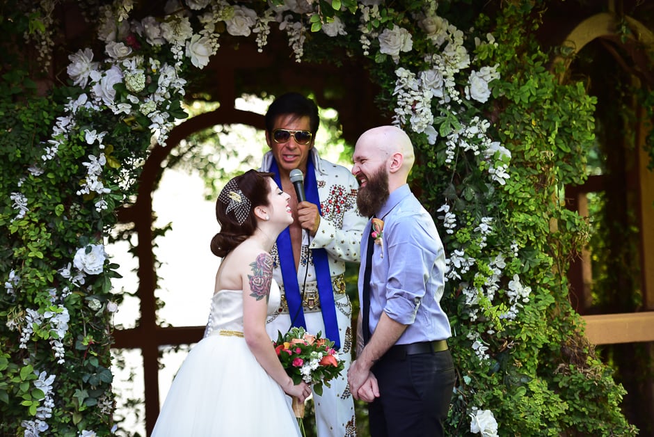 Tropical Las Vegas Wedding