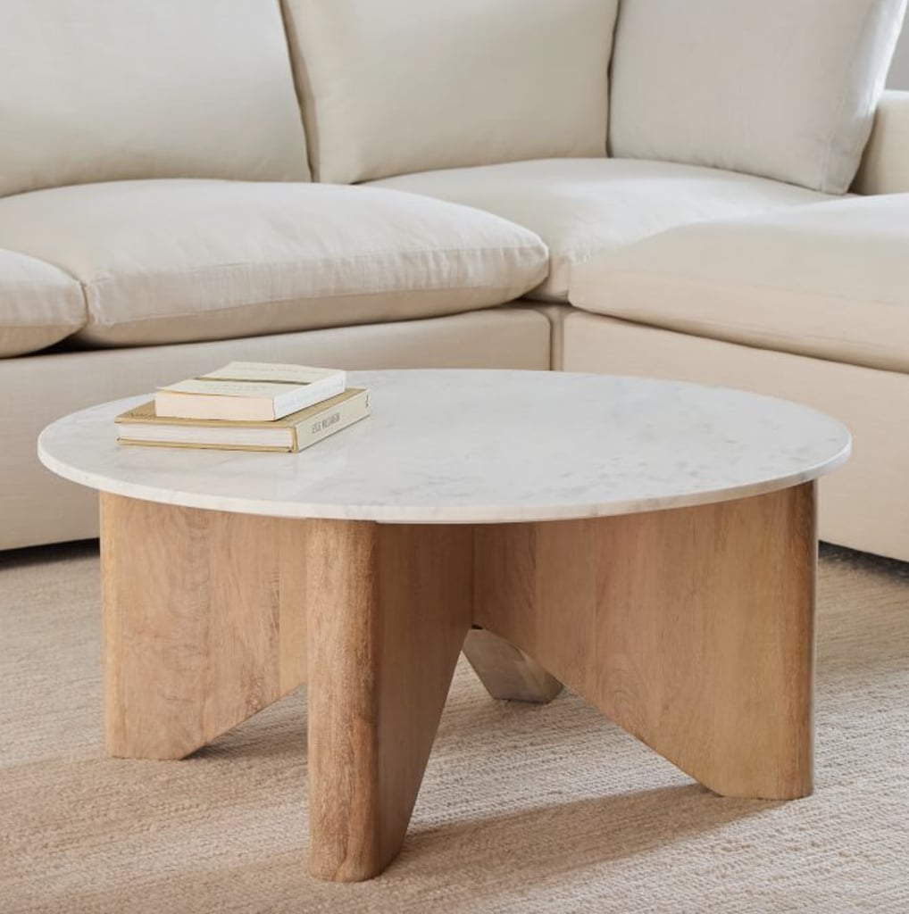 A Scandi-Inspired Round Coffee Table