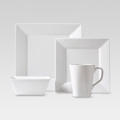 Threshold Porcelain Square Dinnerware Set