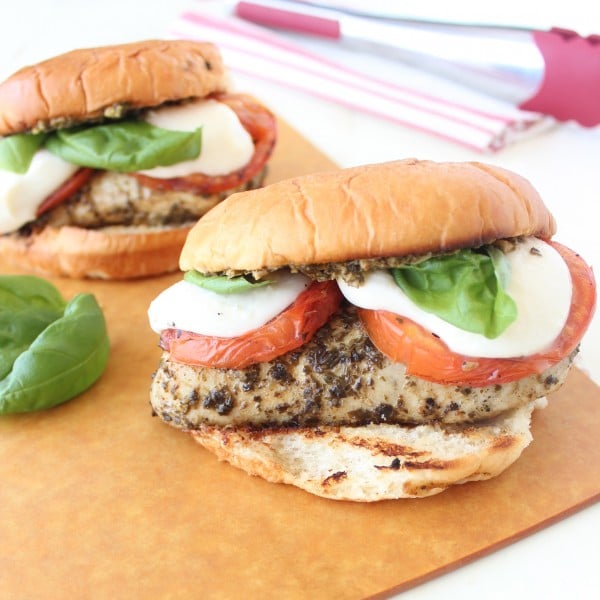 Caprese Grilled Chicken Sandwich