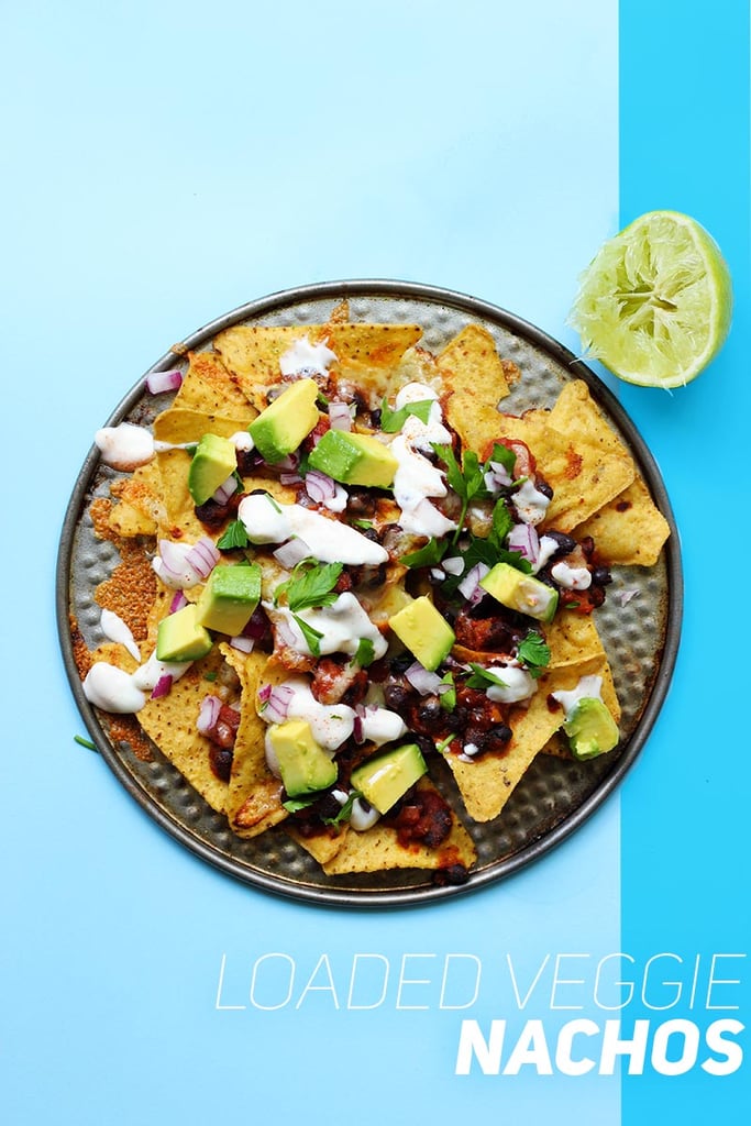 Loaded Veggie Nachos Loaded Veggie Nachos