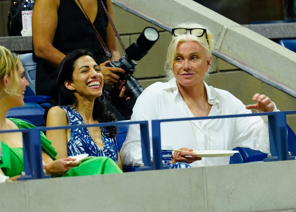Huma Abedin and Deborra-Lee Furness at the US Open on Sept. 5.