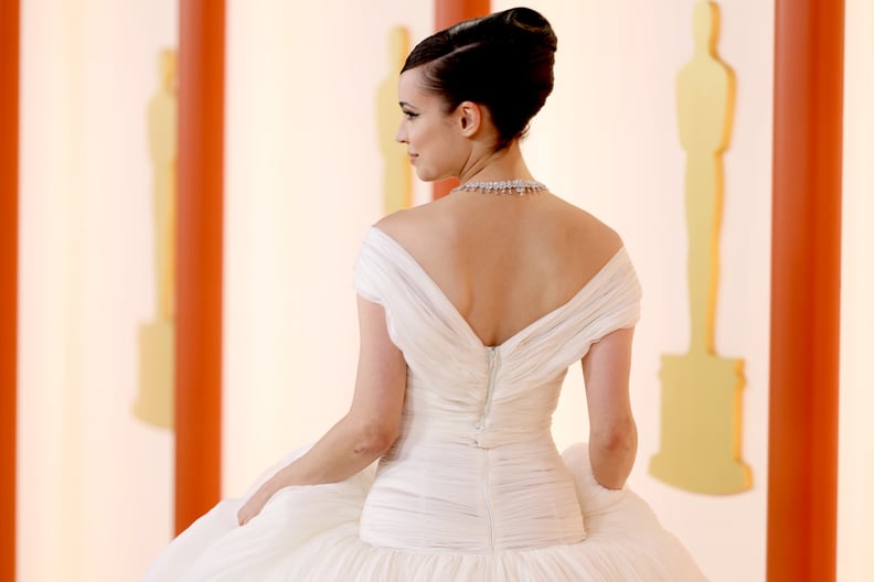 Sofia Carson's French Twist Updo at the Oscars 2023