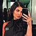 Kylie Jenner Black Alexander Wang Dress With Orange Sleeves