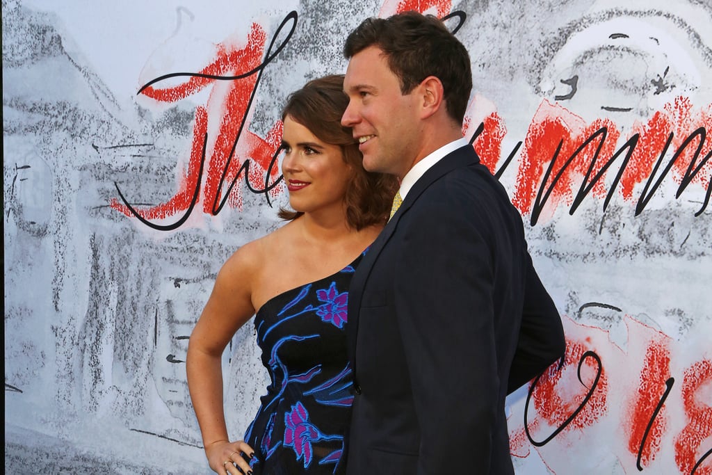 Princess Eugenie Wearing a Dress Over Pants