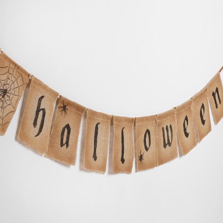 Happy Halloween Burlap Garland