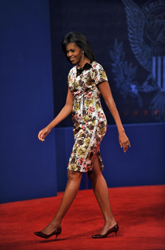 1 Black Bow Can Ground a Floral Dress