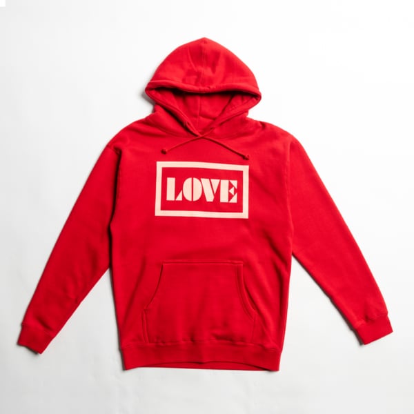 John Legend Red "Love" Hoodie