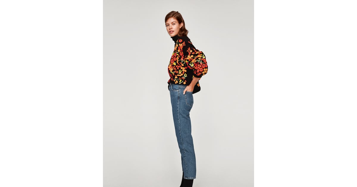 Zara High Rise Mom Fit Jeans | Denim Trends For 2018 | POPSUGAR Fashion