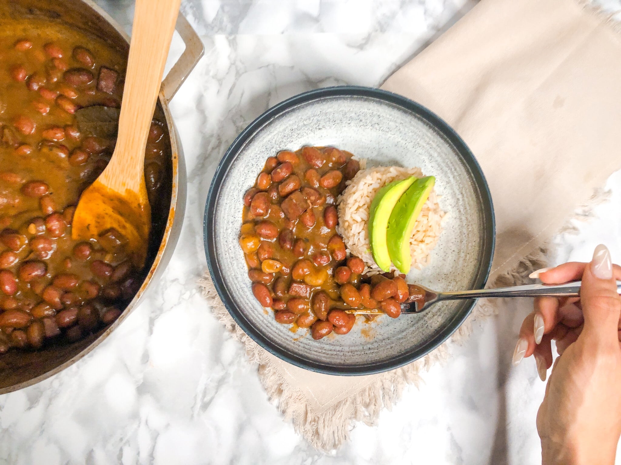 Como hacer habichuelas de bote