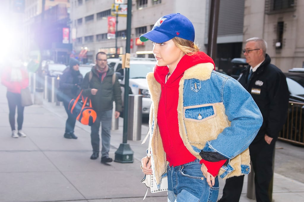 Gigi Hadid's Patchwork Jeans