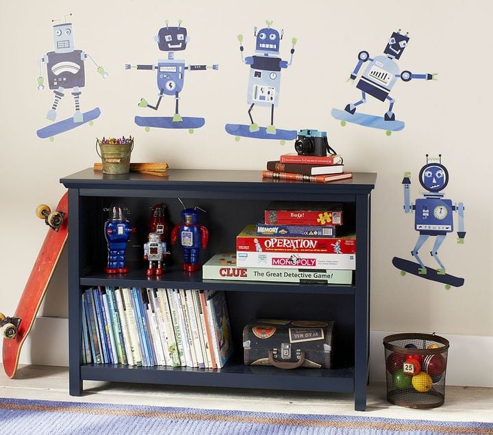 Pottery Barn Kids Skateboarding Robot Decals 50 Toys And Gear