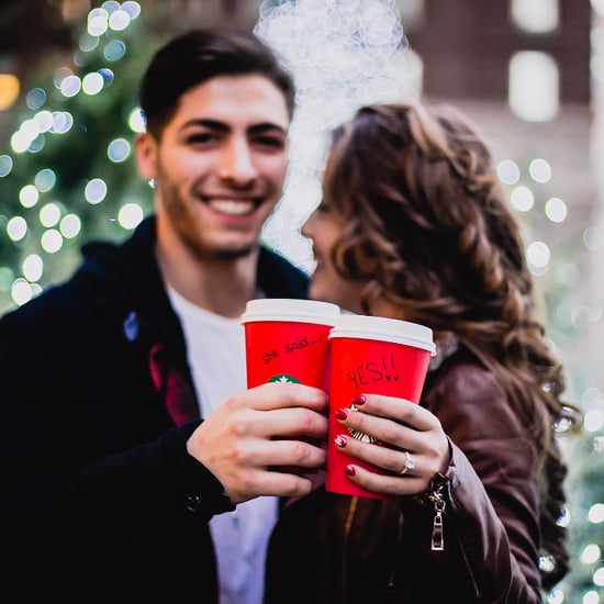 Christmas Engagement Photos in New York