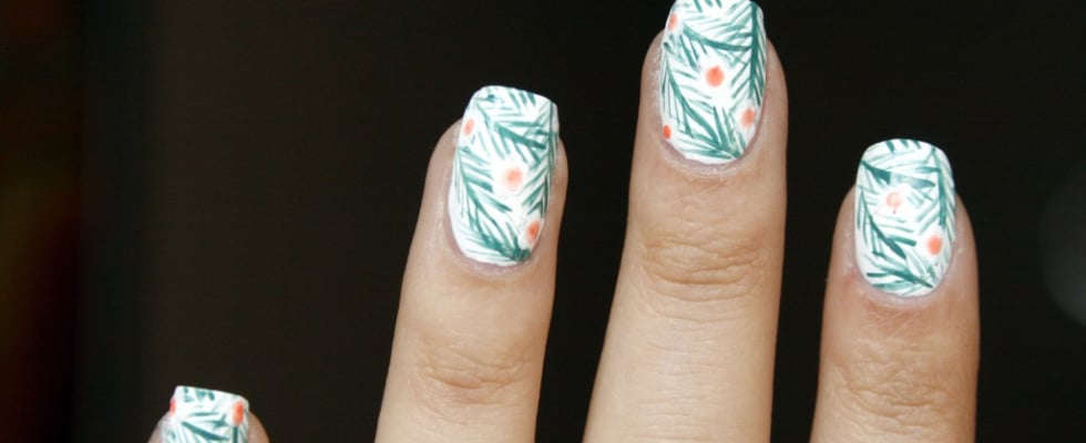 Tropical Nail Art How-To