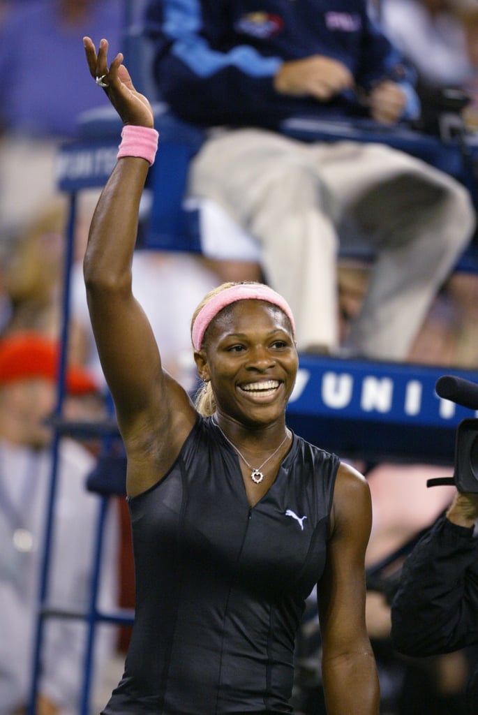 The Light-Pink Sweatband and Wristband Were the Perfect Additions to Serena Williams's Look
