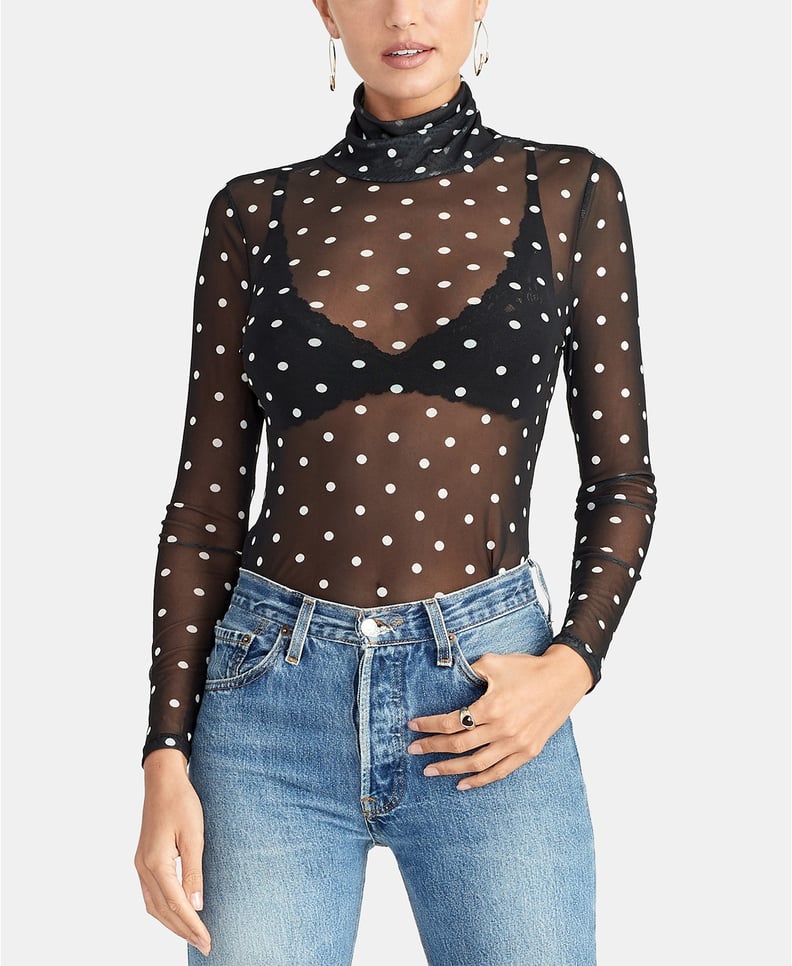 Rachel Rachel Roy Val Turtleneck Mesh Top