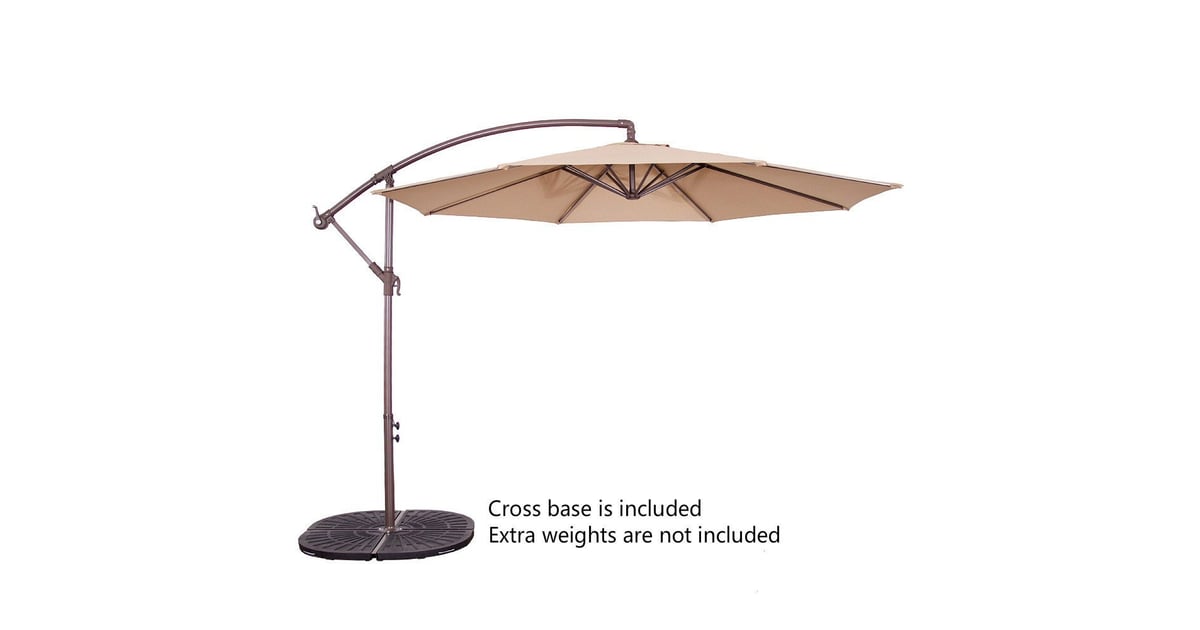 Hanging Patio Umbrella (115) Patio Decor on Amazon Prime POPSUGAR
