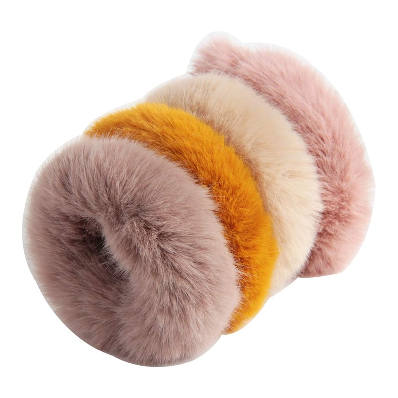 Sbyure Furry Hair Scrunchies