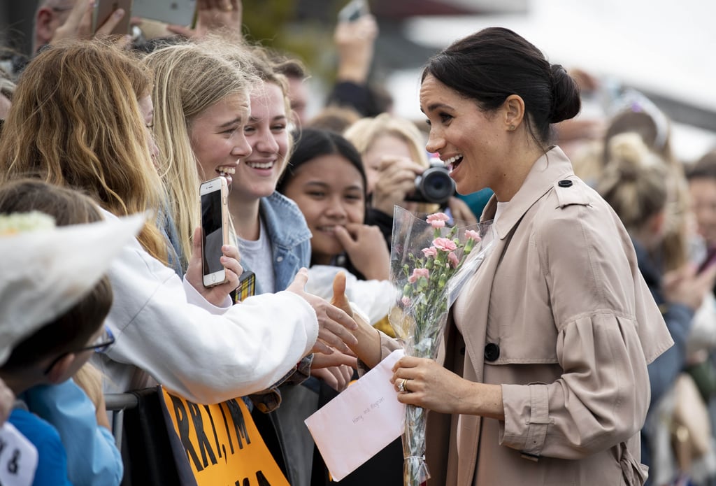 Meghan Markle's Burberry Trench Coat in New Zealand 2018