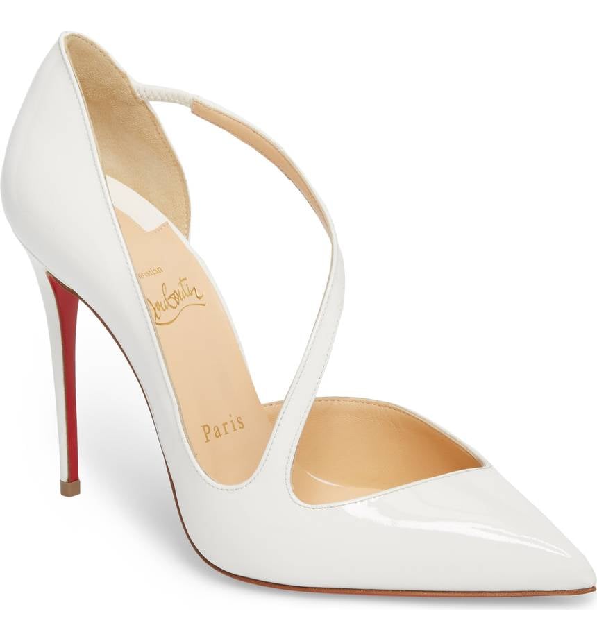 christian louboutin white pumps