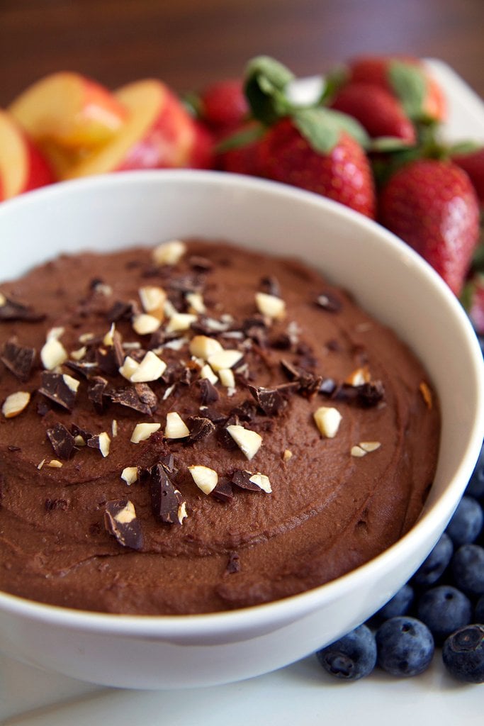 Chocolate Hummus Fruit Dip