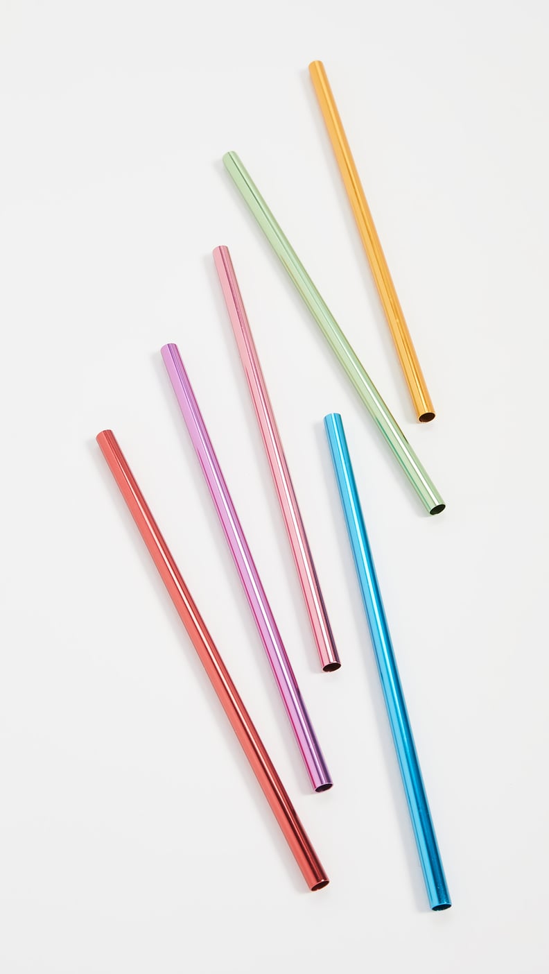 Gift Boutique Sippin’ Pretty Set of 6 Reusable Straws